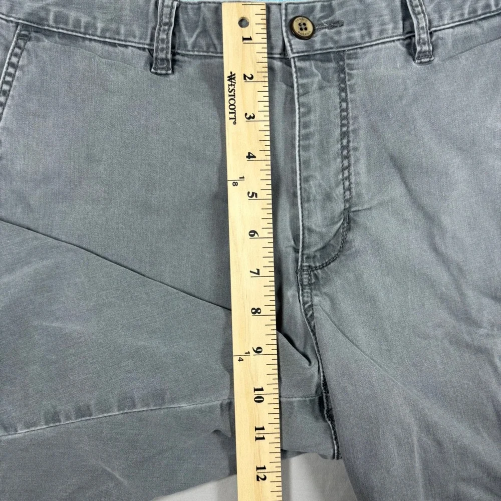 Tommy Bahama Boracay Chino Shorts Mens 32 Gray Cotton Tencel Stretch Coastal